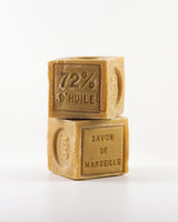 SAVON DE MARSEILLE 300g Direct from the South of France - Savon de Marseille is ideal for sensitive skin . . . and delicate fabrics. This traditional and coveted soap has a 600 year history for good reason. 